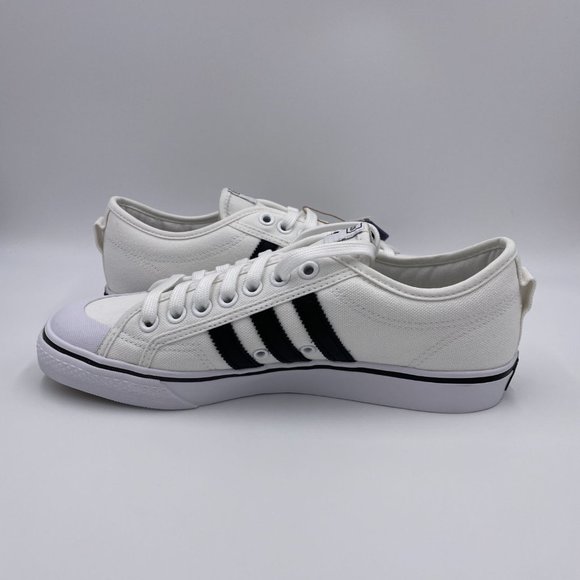 Adidas Nizza White / Black Mens Shoes - Picture 2 of 8